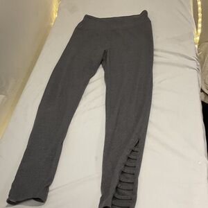 SO Charcoal Leggings with Side Cutouts